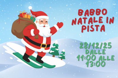 CERCA BABBO NATALE SULLE NOSTRE PISTE!